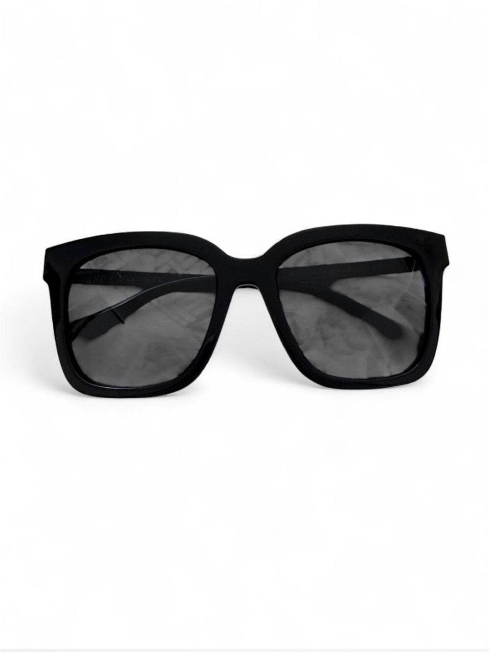 Diff Oversized Square Sunglasses - Black